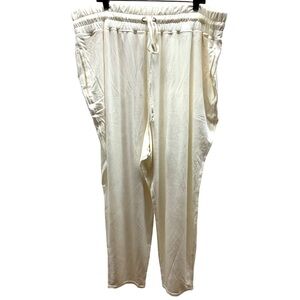Fabletics Blaine Jogger II White Jogger Sweatpants Size 4X. New With Tags